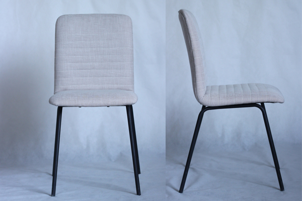 OK-OUD1 fabric covering metal legs simple stylish dining chair
