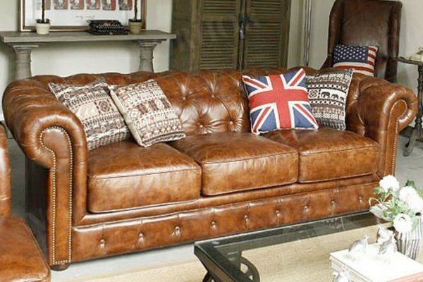 OK-OUZL1098 leather tufted European chesterfield popular sofa(strongly recommended)