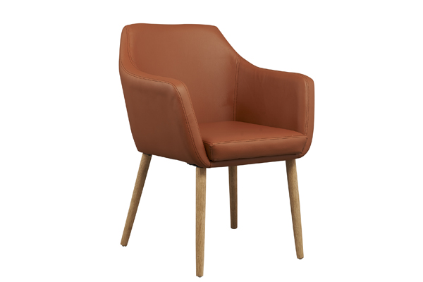 OK-OUZL1043 leather high end dining chair