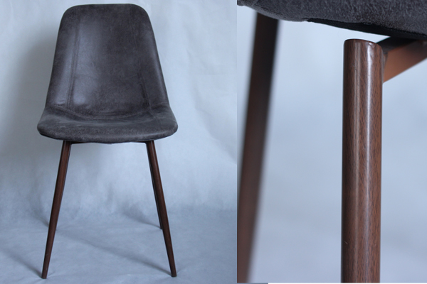 OK-OUZL1063 Metal legs new designed egg shaped dining chair