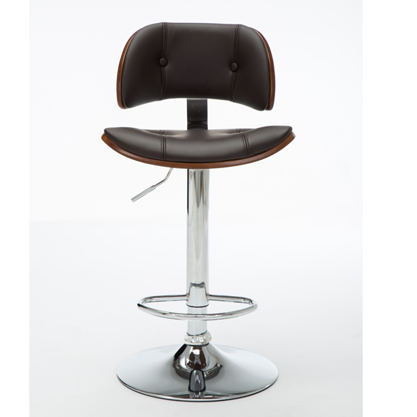 OK-BS006B walnut bar stool