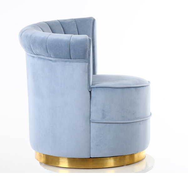 OK-EU029 studio high end wrinkled single sofa